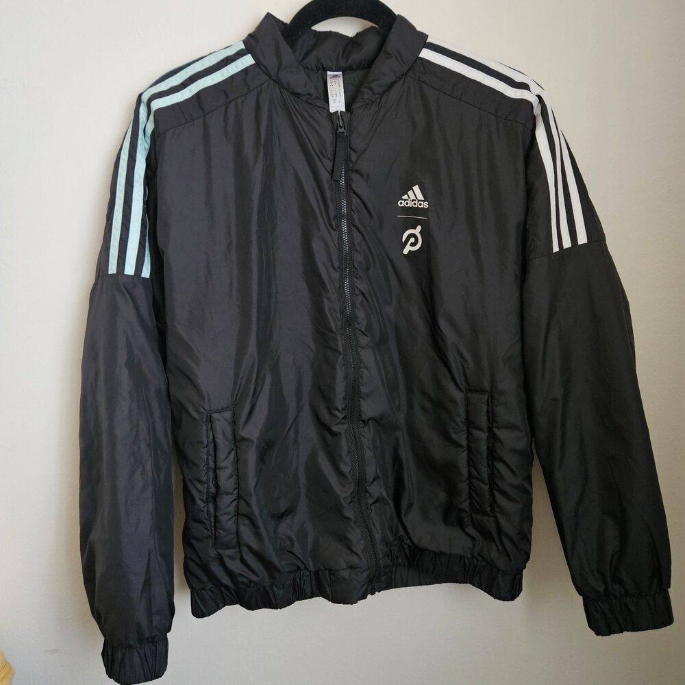 Adidas x Peloton Bomber Jacket Windbreaker 
Small Women's Black